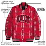 personalized unlv rebels bolt stripe red varsity jacket best selling.webp
