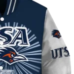 personalized utsa roadrunners ferris arena orange white varsity jacket best selling.webp
