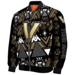 personalized vanderbilt commodores pyramid shapes black bomber jacket best selling