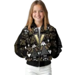 personalized vanderbilt commodores pyramid shapes black bomber jacket best selling