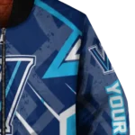 personalized villanova wildcats chevron angles navy bomber jacket best selling