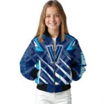 personalized villanova wildcats chevron angles navy bomber jacket best selling