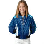 personalized villanova wildcats hexagon grid navy bomber jacket best selling