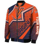 personalized virginia cavaliers star burst blue bomber jacket best selling