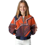 personalized virginia cavaliers star burst blue bomber jacket best selling