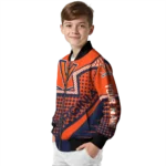 personalized virginia cavaliers star burst blue bomber jacket best selling