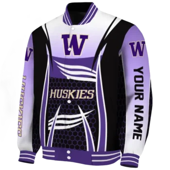 personalized washington huskies mesh effect purple black varsity jacket best selling.webp