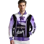personalized washington huskies mesh effect purple black varsity jacket best selling.webp