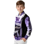 personalized washington huskies mesh effect purple black varsity jacket best selling.webp