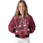 personalized washington state cougars pyramid shapes crimson bomber jacket best selling