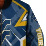 personalized west virginia mountaineers chevron angles blue bomber jacket best selling