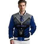 rice owls arrow layer navy blue black varsity jacket best selling.webp