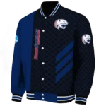 south alabama jaguars triple side stripes blue black varsity jacket best selling.webp