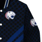 south alabama jaguars triple side stripes blue black varsity jacket best selling.webp