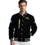 southern miss golden eagles triple side stripes black varsity jacket best selling.webp