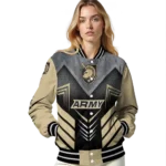 army black knights arrow layer gold black varsity jacket best selling.webp
