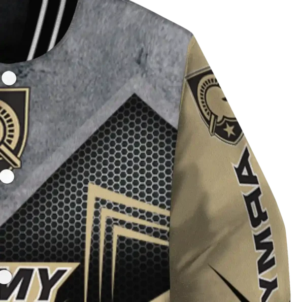 army black knights arrow layer gold black varsity jacket premium grade.webp