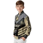 army black knights arrow layer gold black varsity jacket best selling.webp