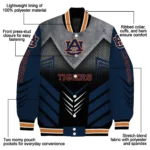 auburn tigers arrow layer navy blue black varsity jacket best selling.webp