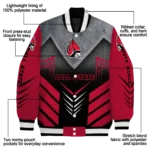 ball state cardinals arrow layer red black varsity jacket best selling.webp