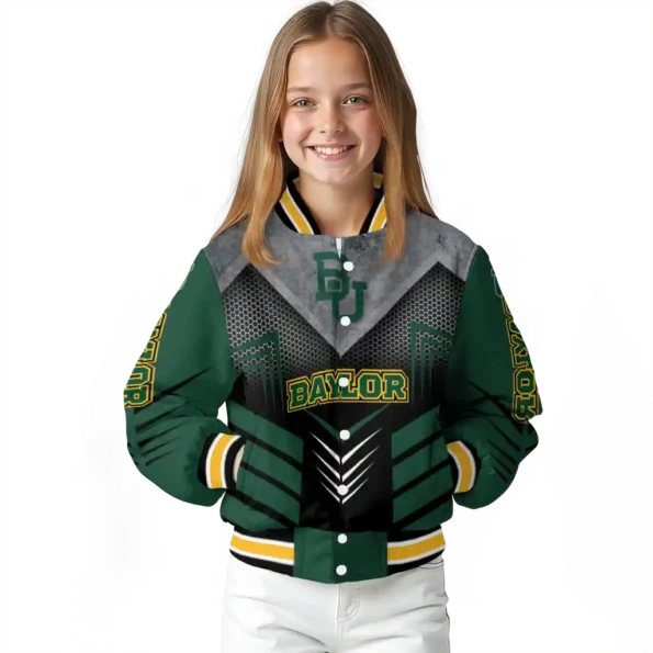 baylor bears arrow layer green black varsity jacket top rated.webp