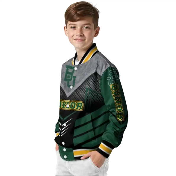 baylor bears arrow layer green black varsity jacket trendy.webp