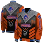 boise state broncos arrow layer orange black varsity jacket best selling.webp
