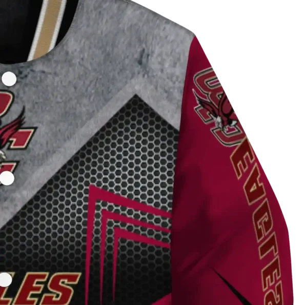 boston college eagles arrow layer maroon black varsity jacket premium grade.webp