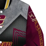 central michigan chippewas arrow layer maroon black varsity jacket best selling.webp