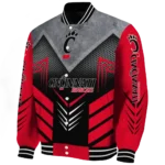 cincinnati bearcats arrow layer red black varsity jacket best selling.webp