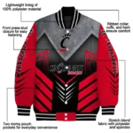 cincinnati bearcats arrow layer red black varsity jacket best selling.webp