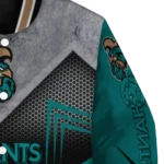 coastal carolina chanticleers arrow layer green black varsity jacket best selling.webp