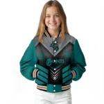 coastal carolina chanticleers arrow layer green black varsity jacket best selling.webp