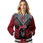 colgate raiders arrow layer maroon black varsity jacket best selling.webp