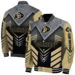 colorado buffaloes arrow layer gold black varsity jacket best selling.webp