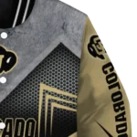 colorado buffaloes arrow layer gold black varsity jacket best selling.webp