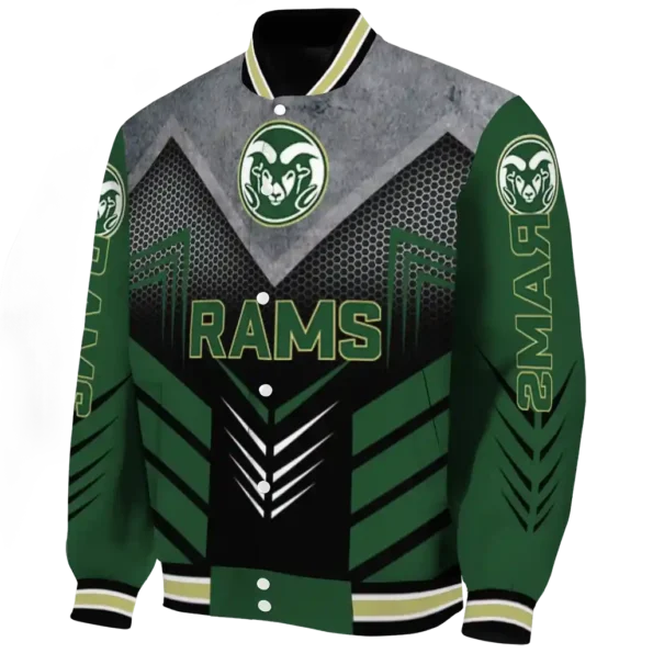colorado state rams arrow layer green black varsity jacket best selling.webp