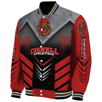 cornell big red arrow layer red black varsity jacket best selling.webp