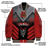 cornell big red arrow layer red black varsity jacket best selling.webp