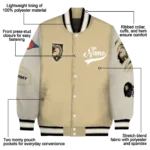 custom army black knights wildcat pawprint gold nude varsity jacket best selling.webp