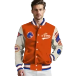 custom boise state broncos wildcat pawprint orange nude varsity jacket best selling.webp