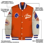 custom boise state broncos wildcat pawprint orange nude varsity jacket best selling.webp
