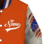 custom boise state broncos wildcat pawprint orange nude varsity jacket best selling.webp