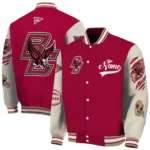 custom boston college eagles wildcat pawprint maroon nude varsity jacket best selling.webp
