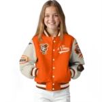 custom bowling green falcons wildcat pawprint orange nude varsity jacket best selling.webp