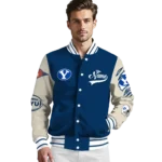 custom byu cougars wildcat pawprint blue nude varsity jacket best selling.webp