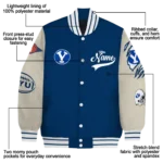 custom byu cougars wildcat pawprint blue nude varsity jacket best selling.webp