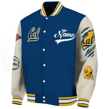 custom california golden bears wildcat pawprint blue nude varsity jacket best selling.webp