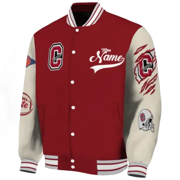 custom colgate raiders wildcat pawprint maroon nude varsity jacket best selling.webp