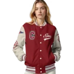 custom colgate raiders wildcat pawprint maroon nude varsity jacket best selling.webp